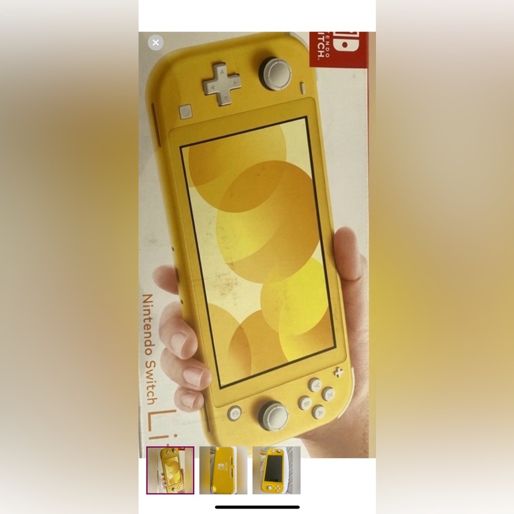Nintendo switch original box used 2 timess